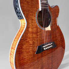 Takamine Takamine TSP178ACK N Thinline Acoustic/Electric Guitar [Semi-Hard Case Included] Koa Natural Gloss