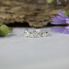 Believe Silver Ring size 7
