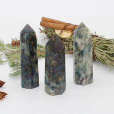 Ruby Kyanite with Fuchsite Tower