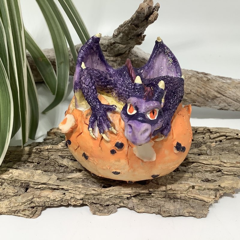 Purple and Orange Dragon Hatchling