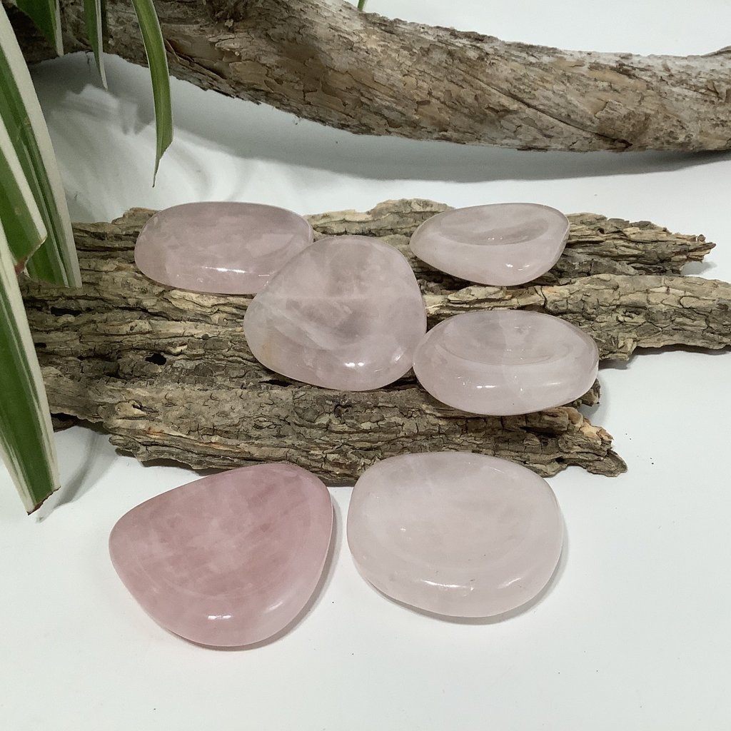 Rose Quartz Thumb Stone