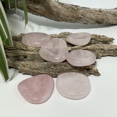 Rose Quartz Thumb Stone