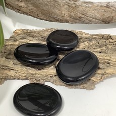 Black Obsidian Thumb Stone