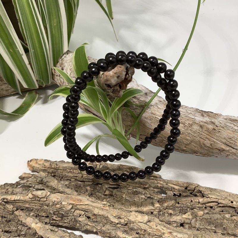 Black Obsidian Bracelet 3-4mm