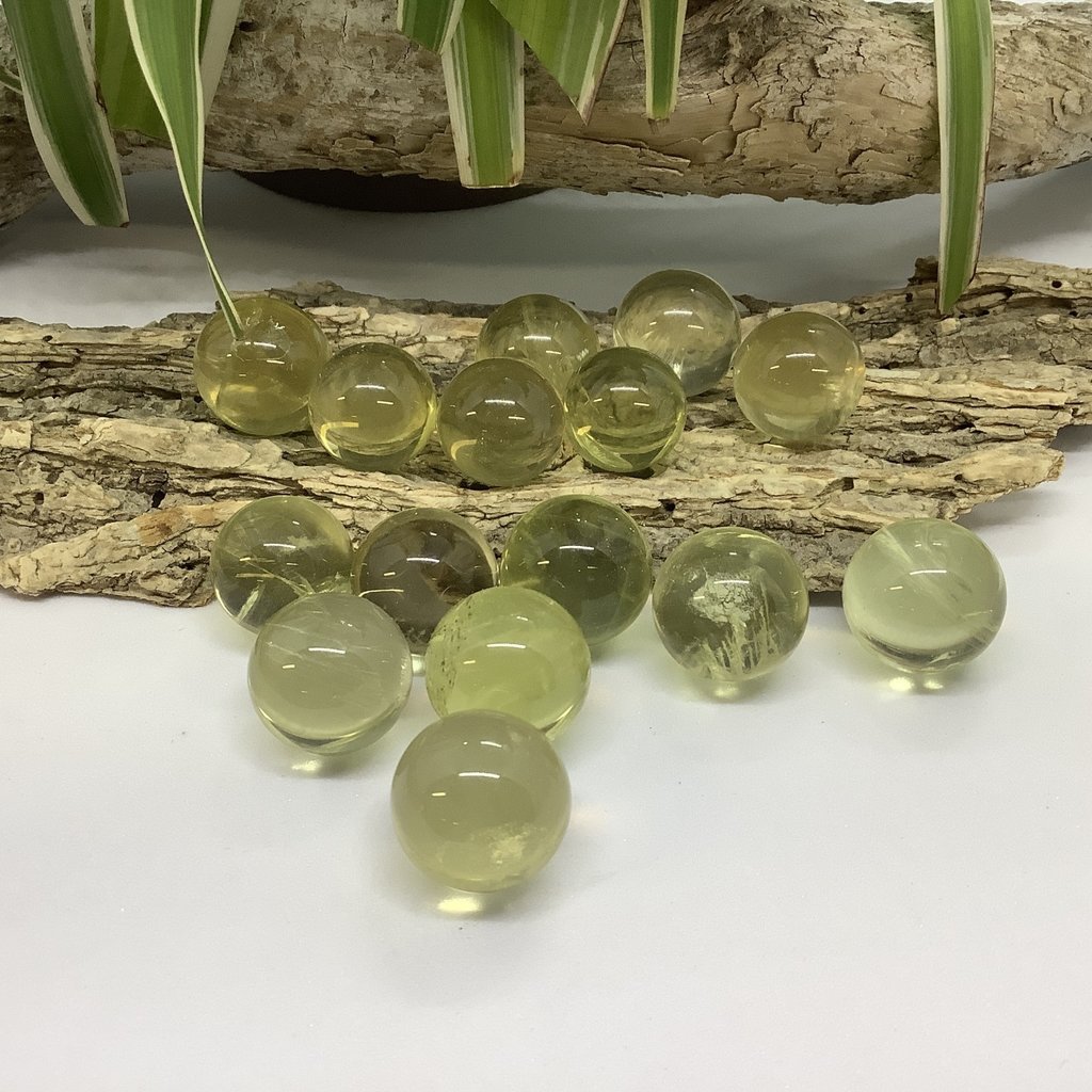 Natural Citrine Sphere 17 mm Diameter