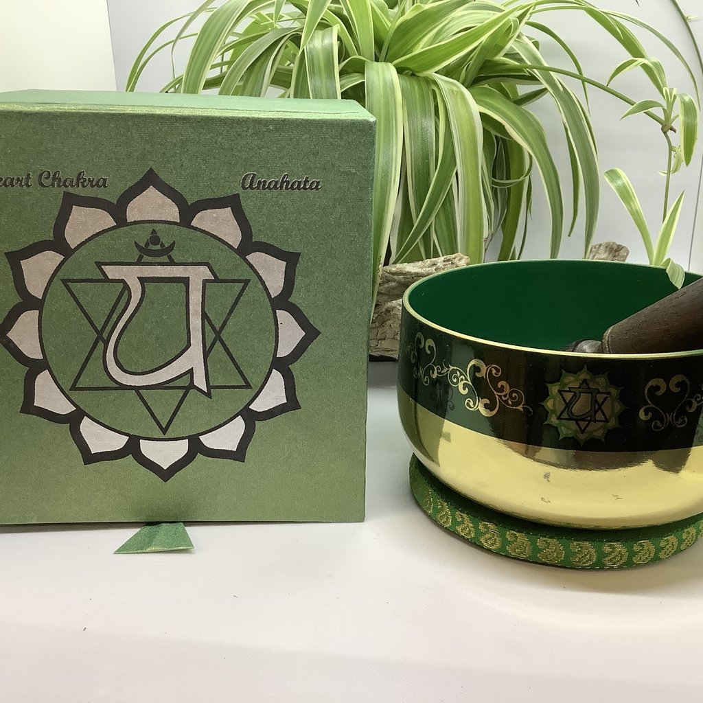 Heart Chakra Singing Bowl Box Set Large