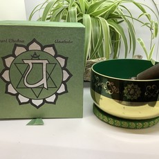 Heart Chakra Singing Bowl Box Set Large