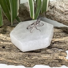 Dragonfly Sterling Silver Ring Size 8