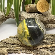 Bumblebee Jasper Sphere 62 mm Diameter