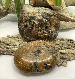 Apatite in Jasper Palm Stone Extra Large