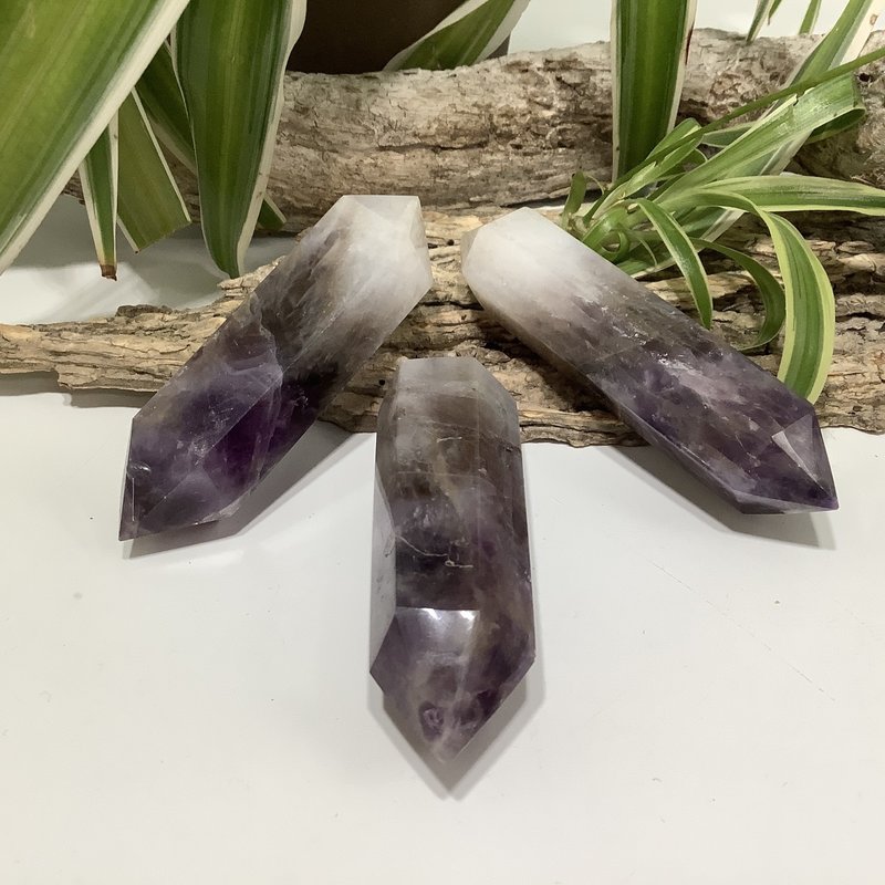Smoky Amethyst Double Point
