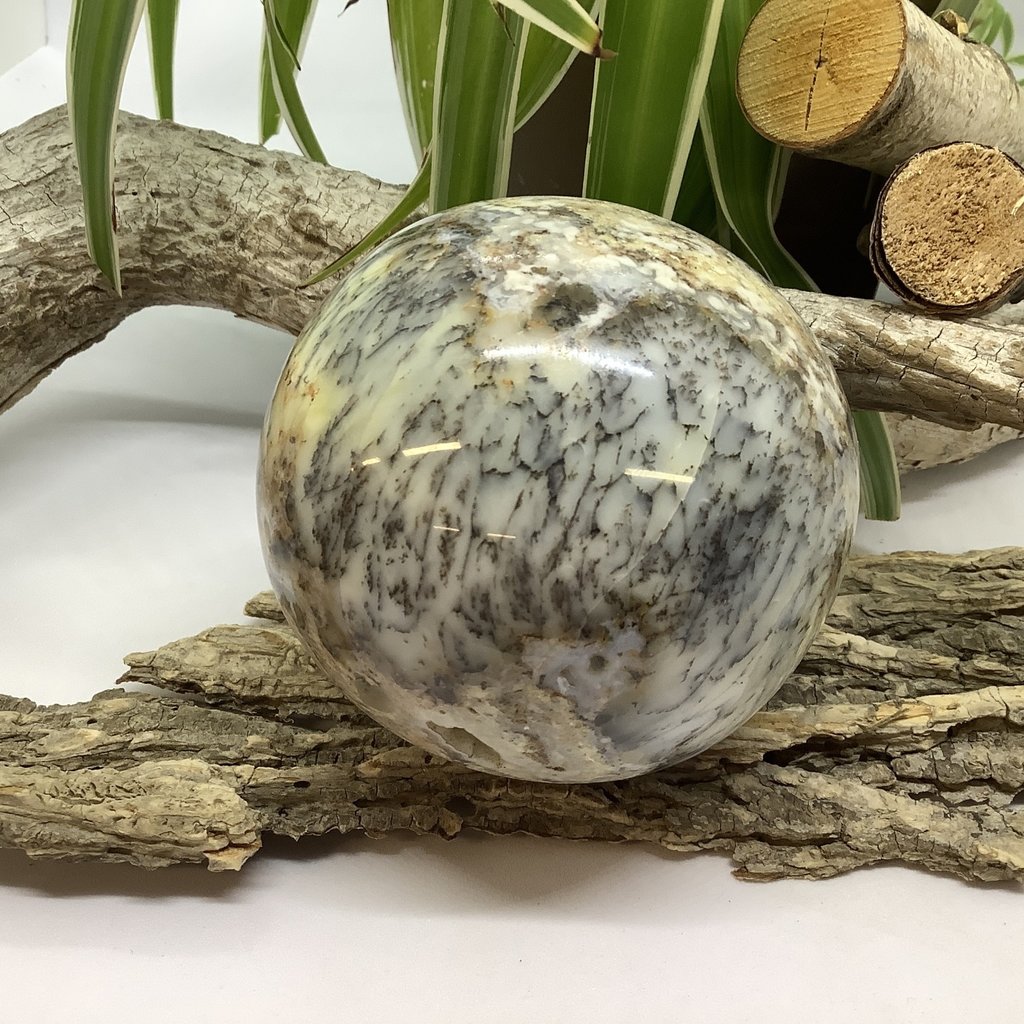 Dendritic Agate Sphere