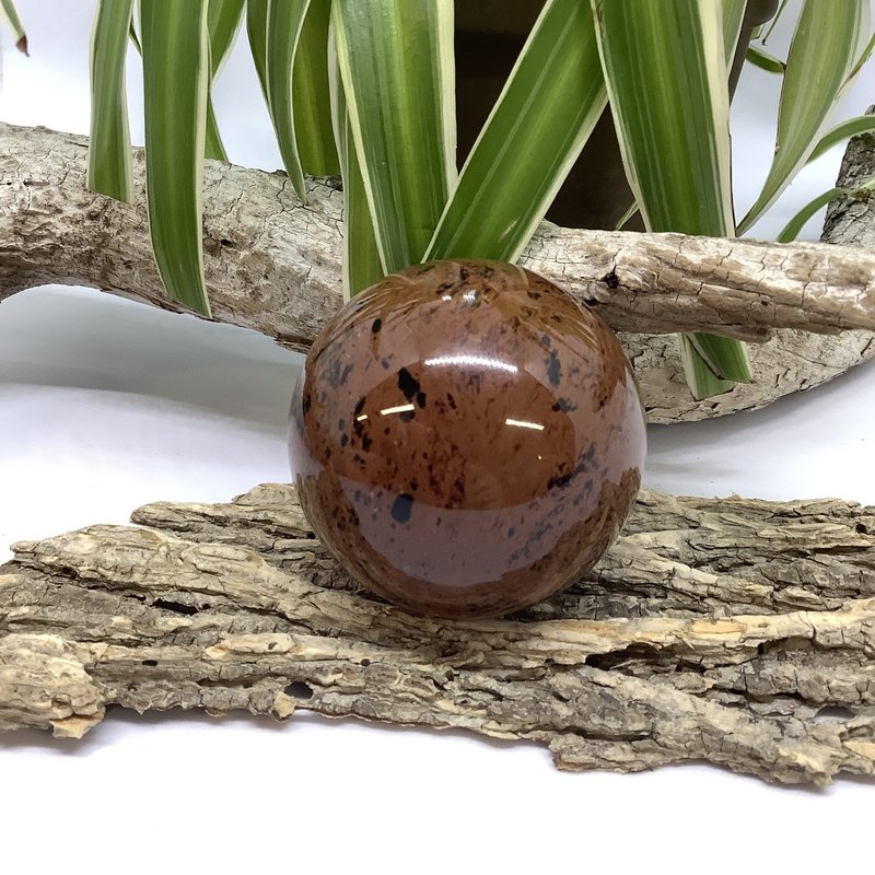 Mahogany Obsidian Sphere 57 mm Diameter