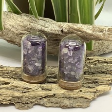 Amethyst Chip Jar