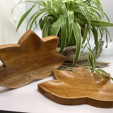 Indonesian Wood Lotus Dish