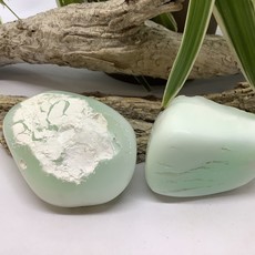 Chrysoprase Half Polished