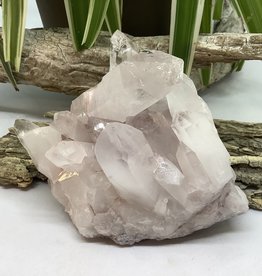 Colombian Pink Lemurian Quartz Cluster Triple A Grade