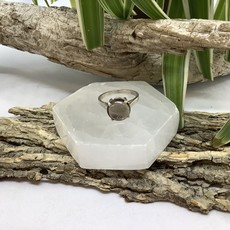 Smoky Quartz Sterling Silver Ring Size 9