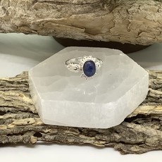 Blue Kyanite Sterling Silver Ring Size 7