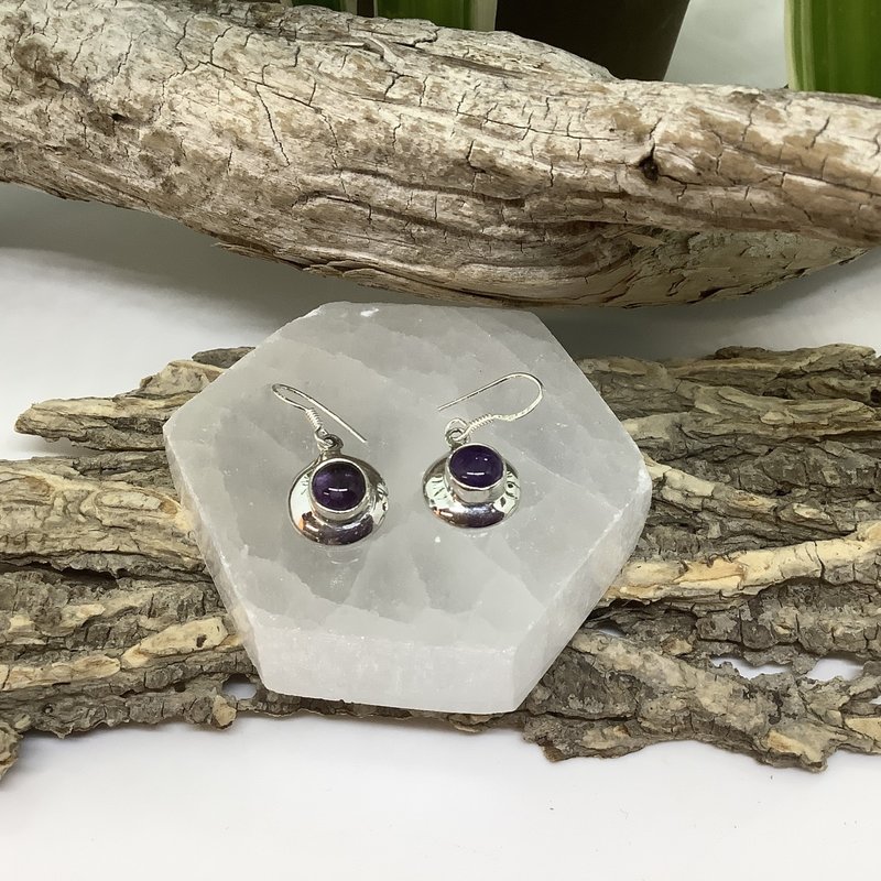 Amethyst Sterling Silver Earrings