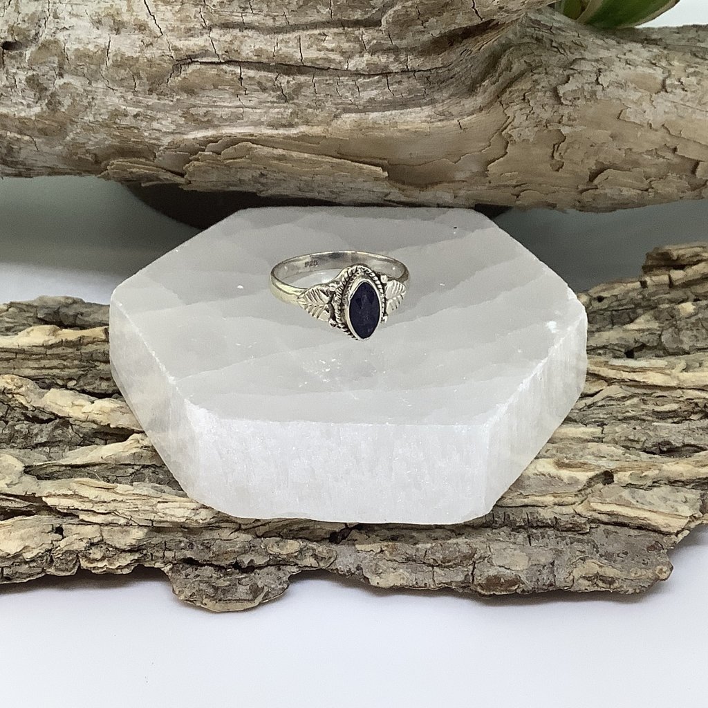 Iolite Sterling Silver Ring Size 7