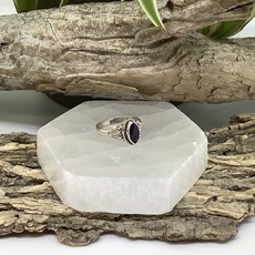Iolite Sterling Silver Ring Size 4.5
