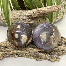 Purple Chalcedony Sphere 56 mm Diameter