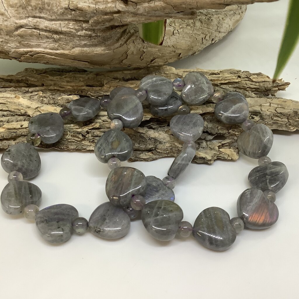 Labradorite Heart Bracelet