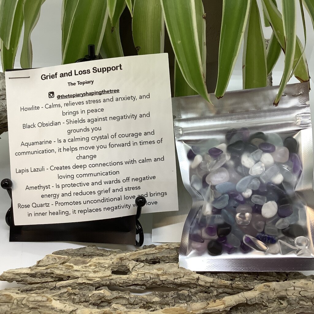 Grief and Loss Support Crystal Pocket