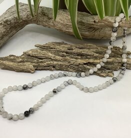 Rainbow Moonstone Necklace with Clasp