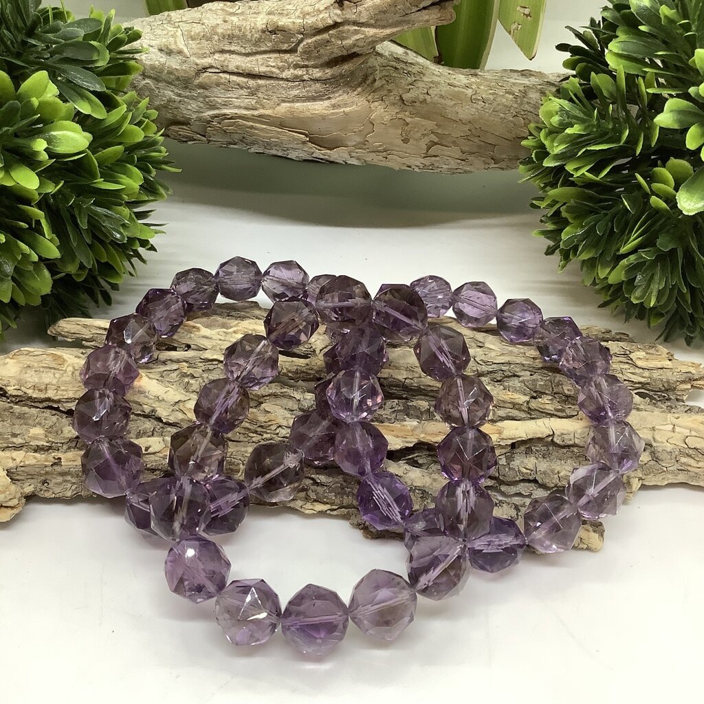 Amethyst Faceted Bracelet