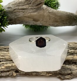 Tourmaline Sterling Silver Ring Size 12