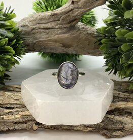 Iolite Sterling Silver Ring Size 11