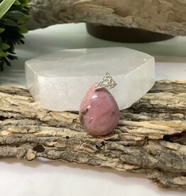 Rhodonite from BC Sterling Silver Pendant