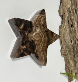 Chocolate Calcite Star
