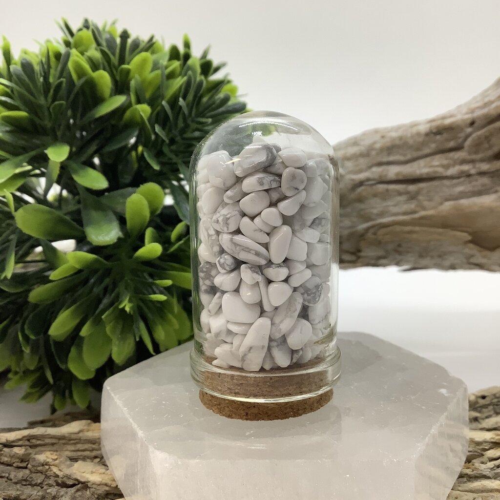 Howlite Chip Jar