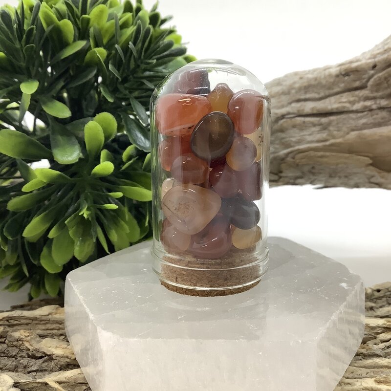 Carnelian Chip Jar