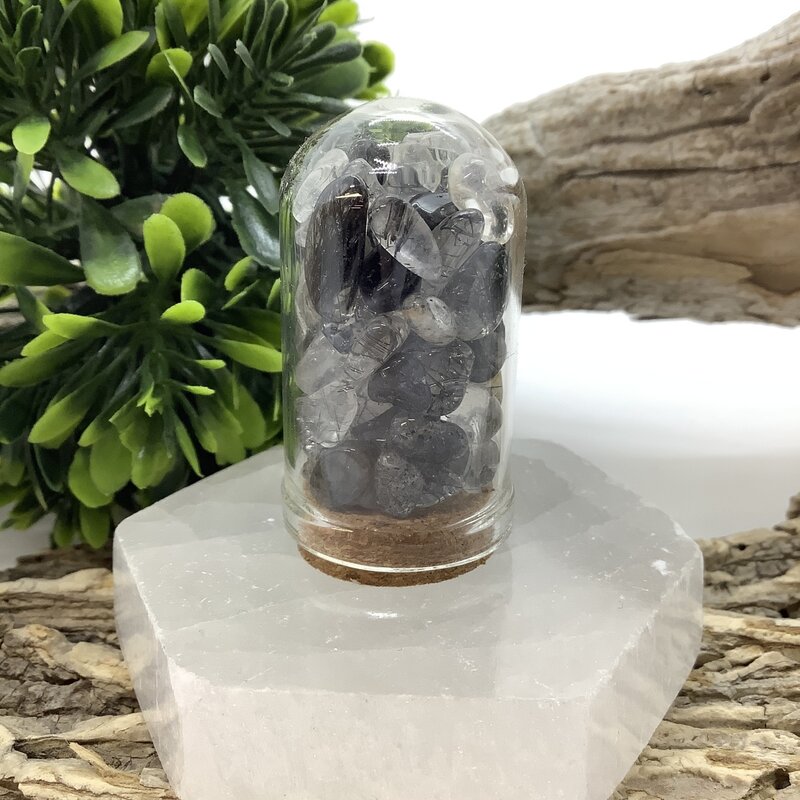 Tourmalated Quartz Chip Jar