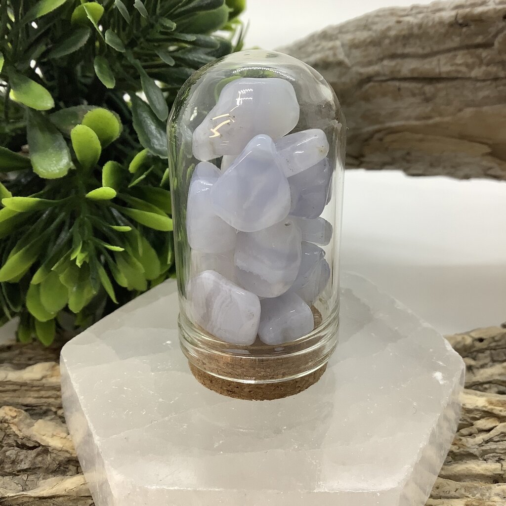 Blue Lace Agate Chip Jar