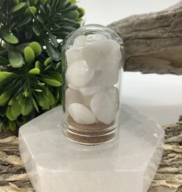 White Moonstone Chip Jar