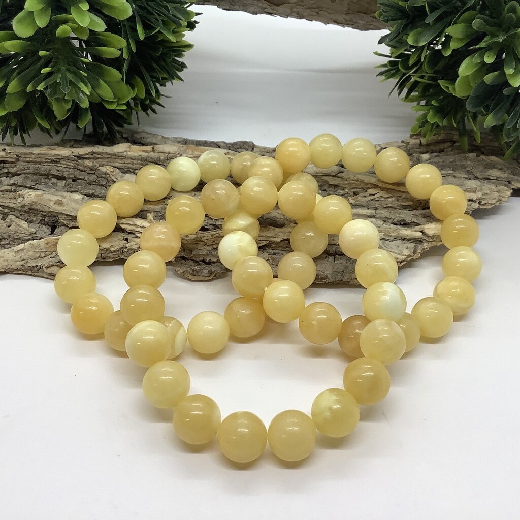 Yellow Calcite 10mm Bracelet