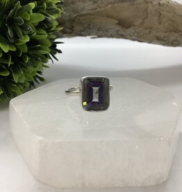 Mystic Topaz Sterling Silver Ring Size 4.5