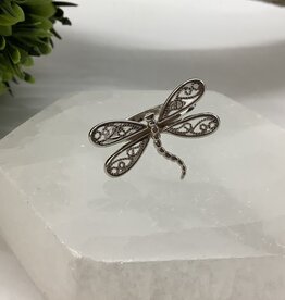 Dragonfly Sterling Silver Ring Size 4
