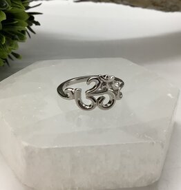 Ohm Sterling Silver Ring Size 7