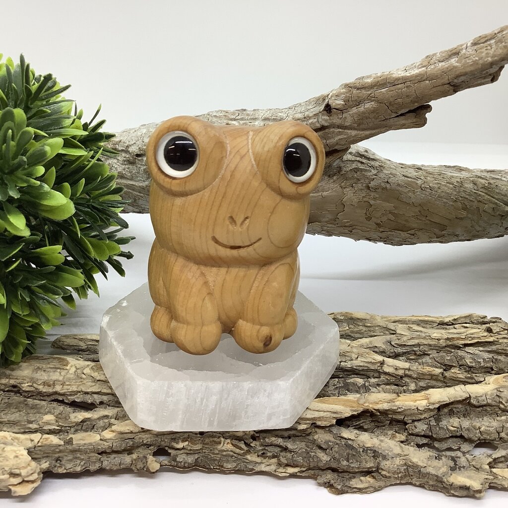 Wood Carving Frog