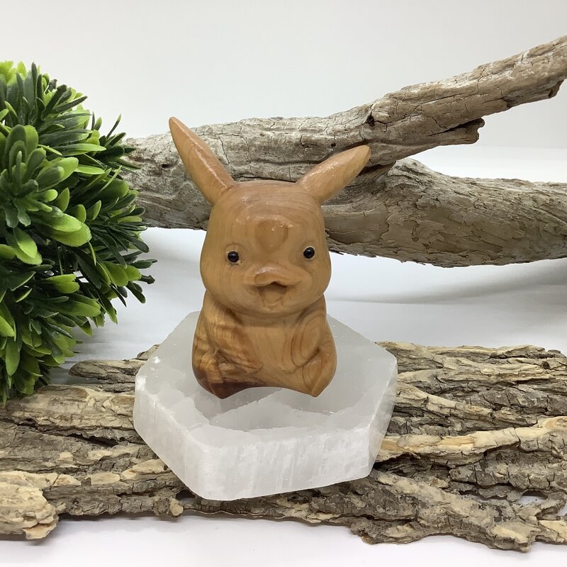 Wood Carving Pikachu