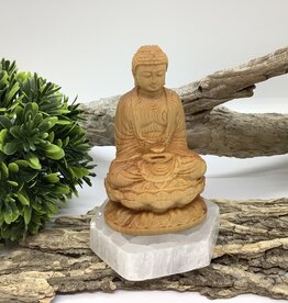 Wood Carving Buddha