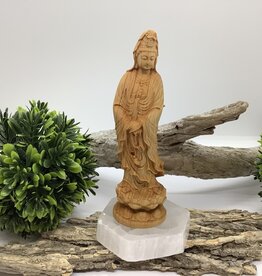 Wood Carving Kuan Yin
