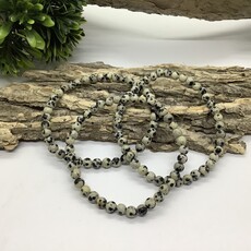 Dalmatian Stone 4 mm Bracelet