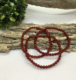 Carnelian Bracelet 4mm